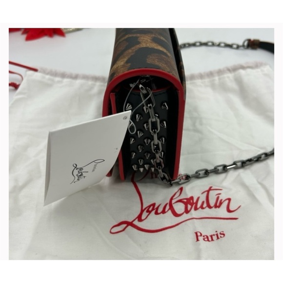 Christian Louboutin, Paloma Bengali, leather clutch/shoulder bag - Picture 8 of 9